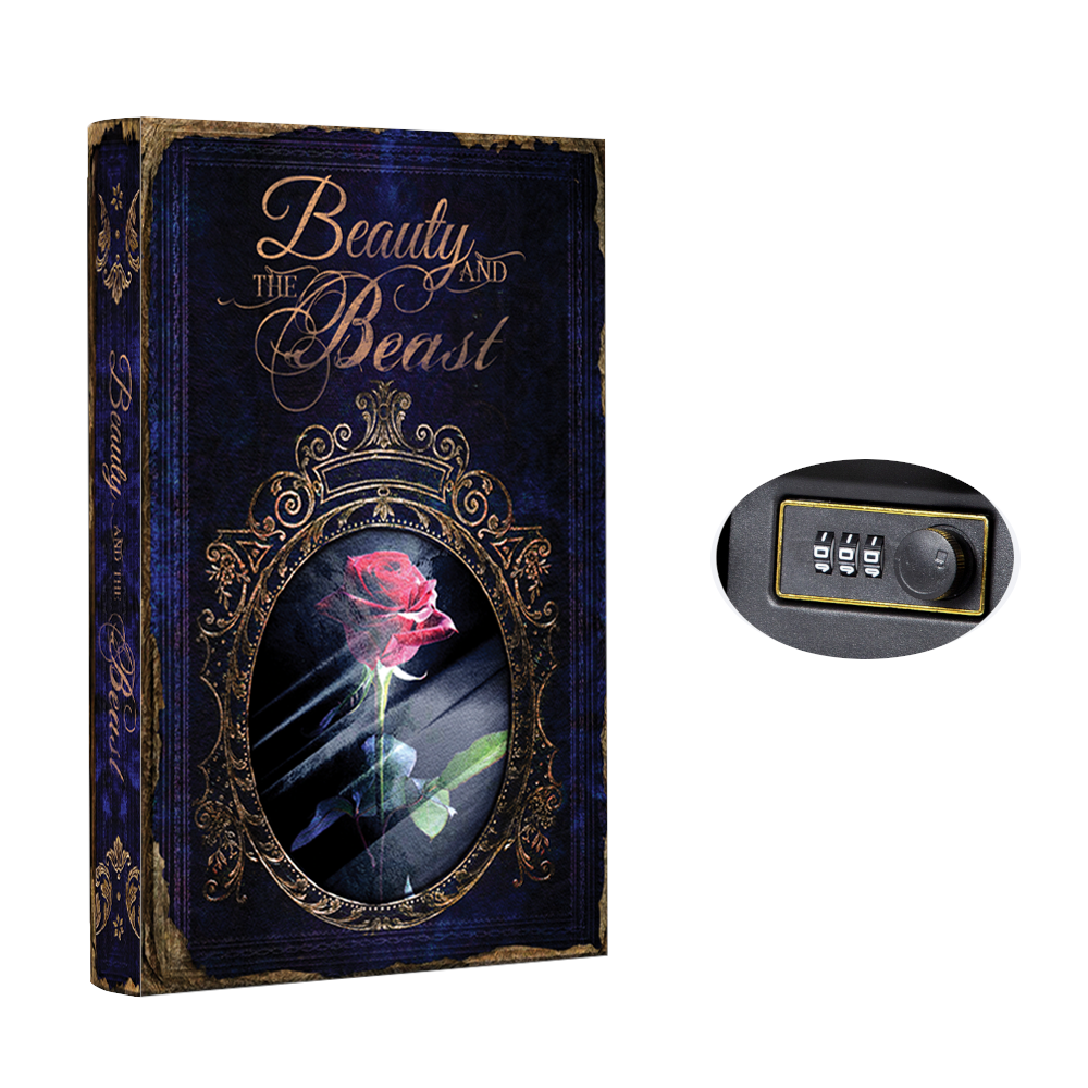 Portable Diversion Book Safe with Secret Compartment (Beauty And The Beast)