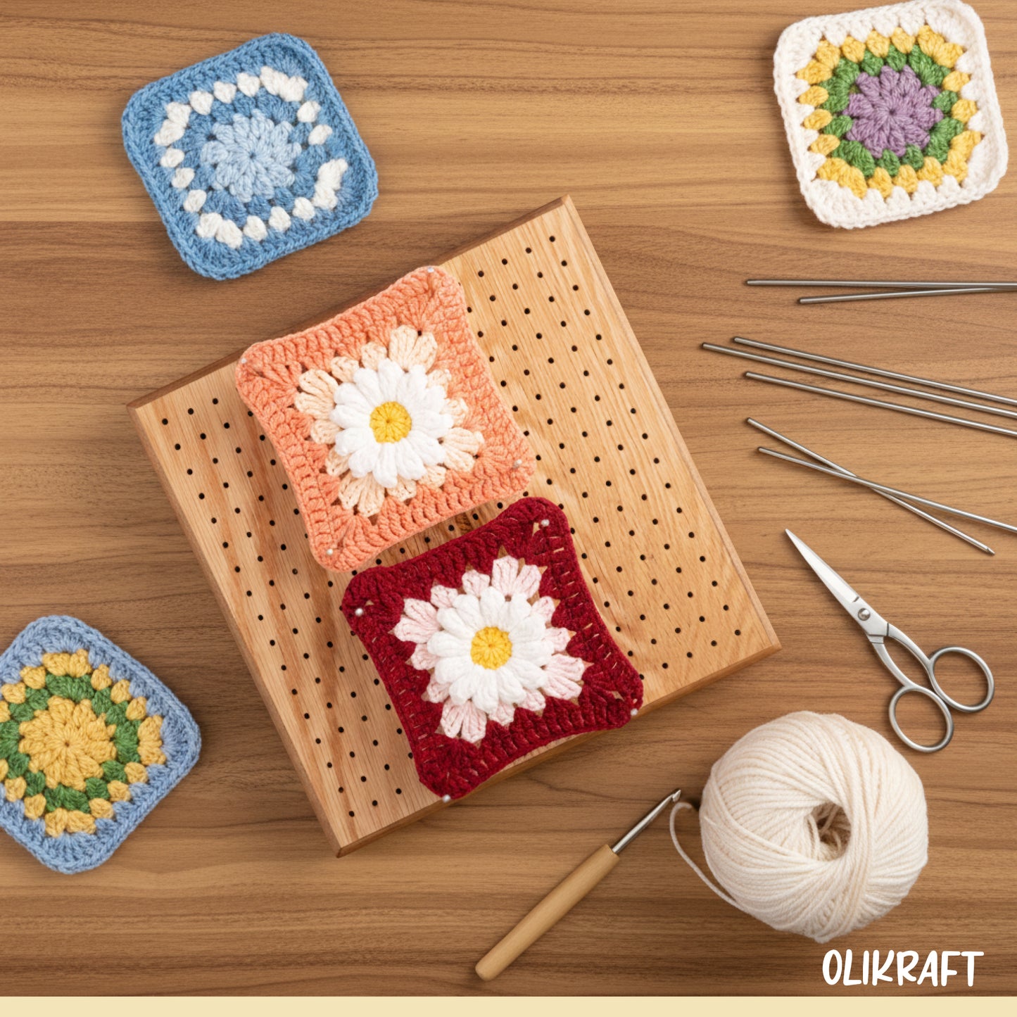 Olikraft Handcraft Wooden Blocking Board
