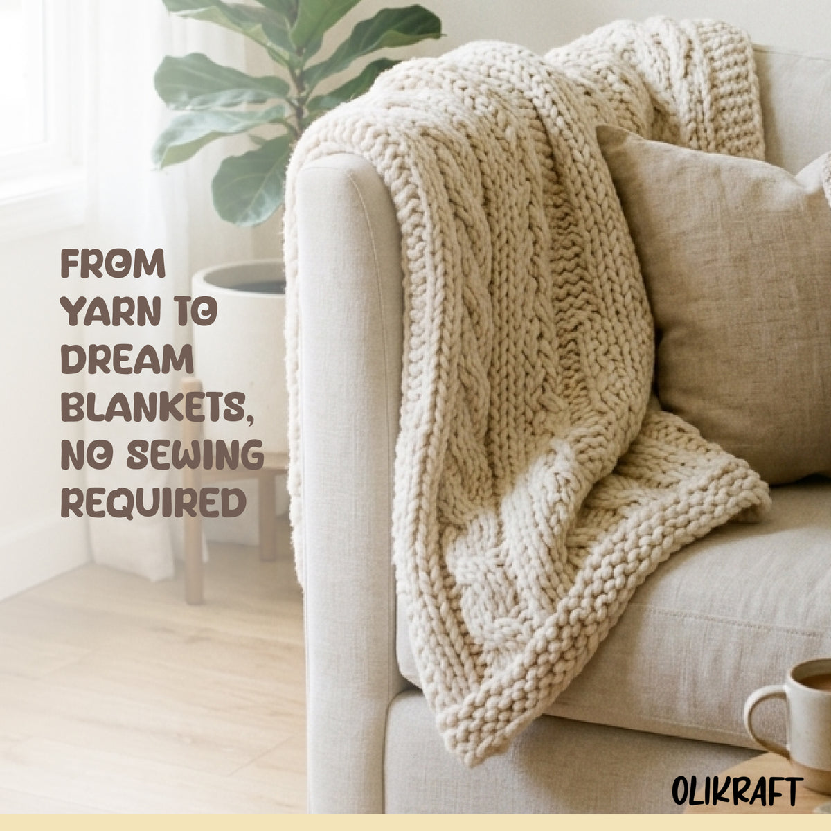 Olikraft Afghan Serenity Loom