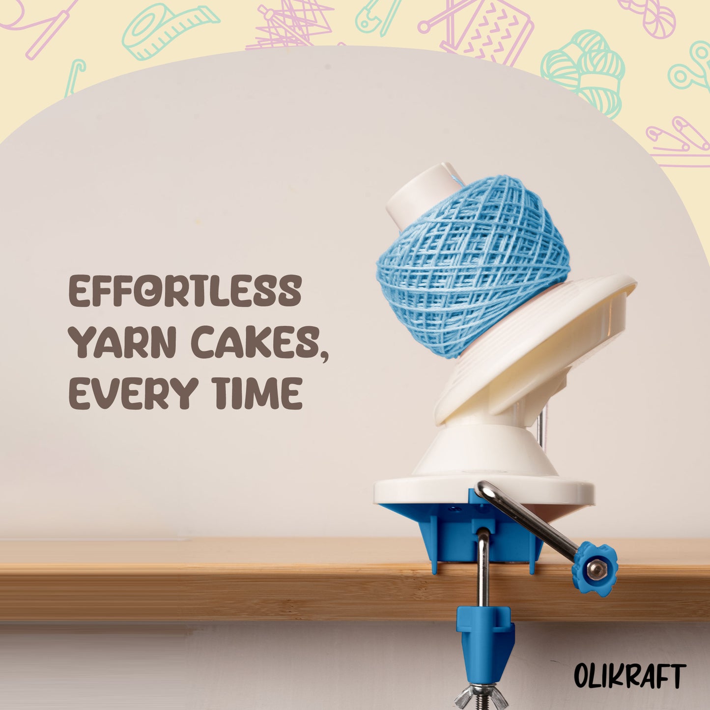 Olikraft Yarn Winder (and Yarn Swift)