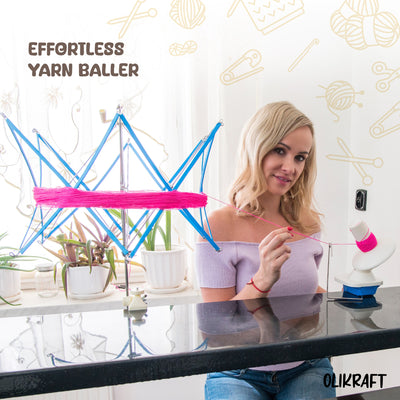 Olikraft Yarn Winder (and Yarn Swift)