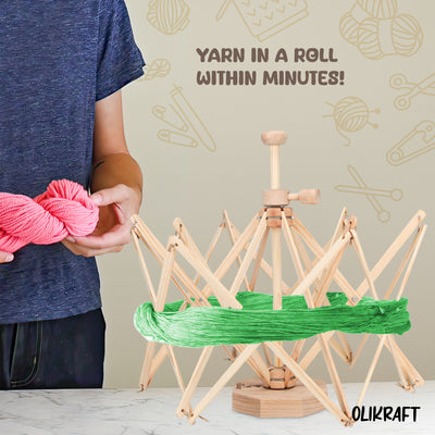 Olikraft Wooden Yarn Swift