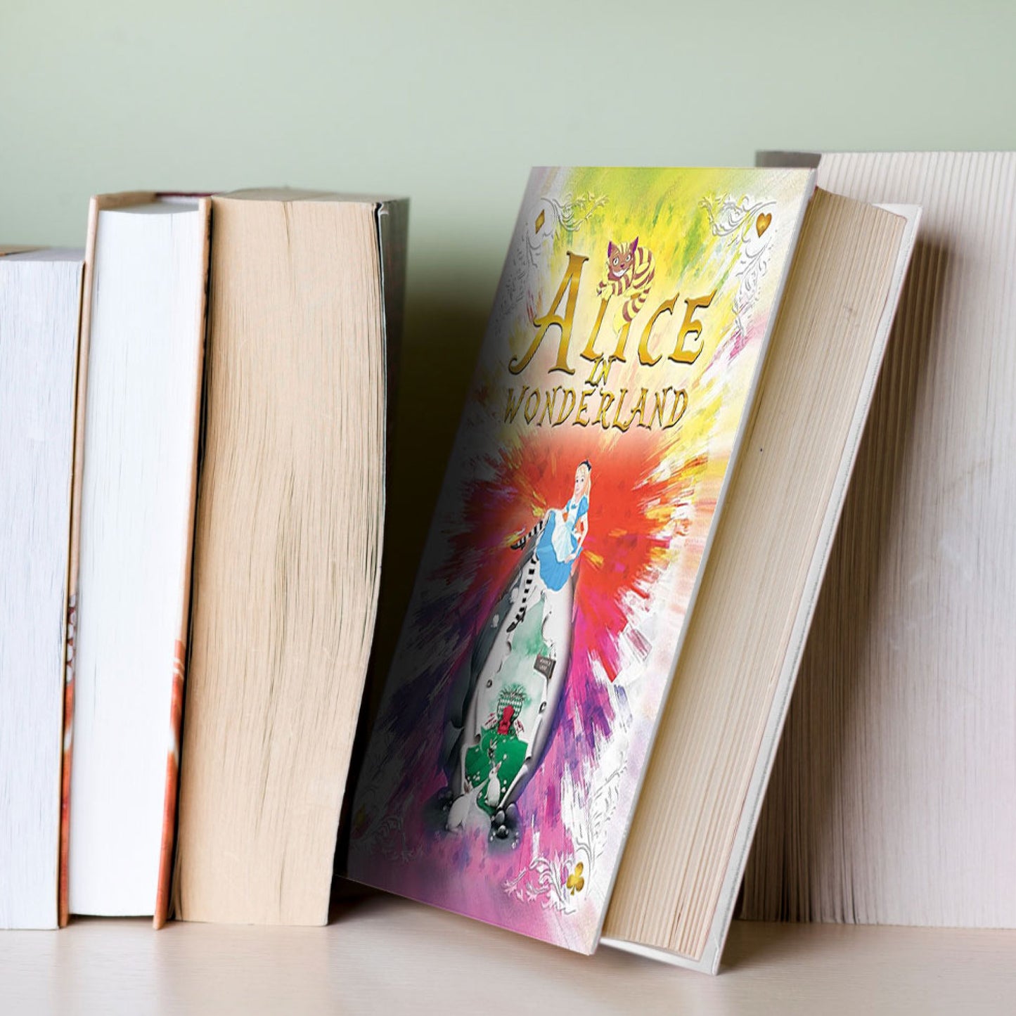 Portable Diversion Book Safe with Secret Compartment (Alice in Wonderland)