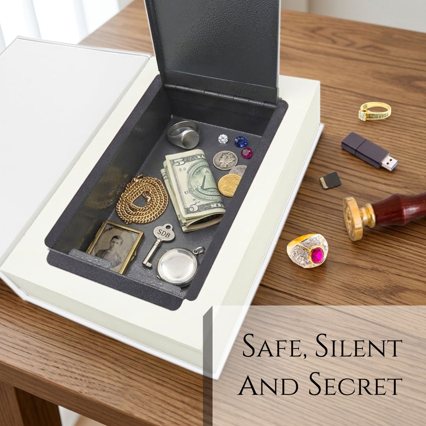 Portable Diversion Book Safe with Secret Compartment (Alice in Wonderland)