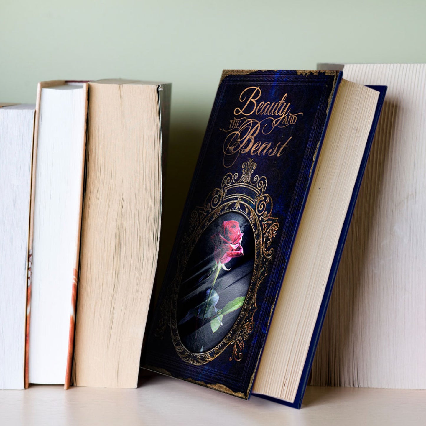 Portable Diversion Book Safe with Secret Compartment (Beauty And The Beast)