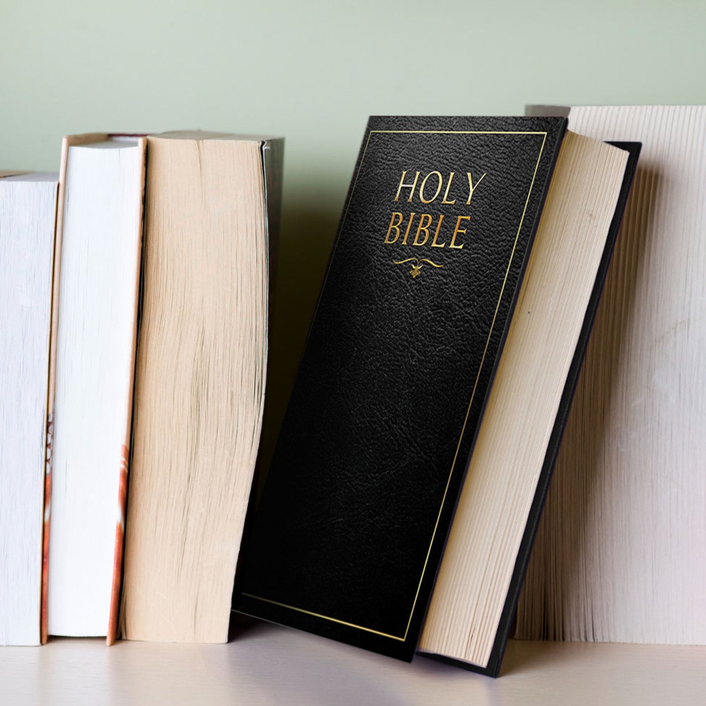 Portable Diversion Book Safe with Secret Compartment (Holy Bible)