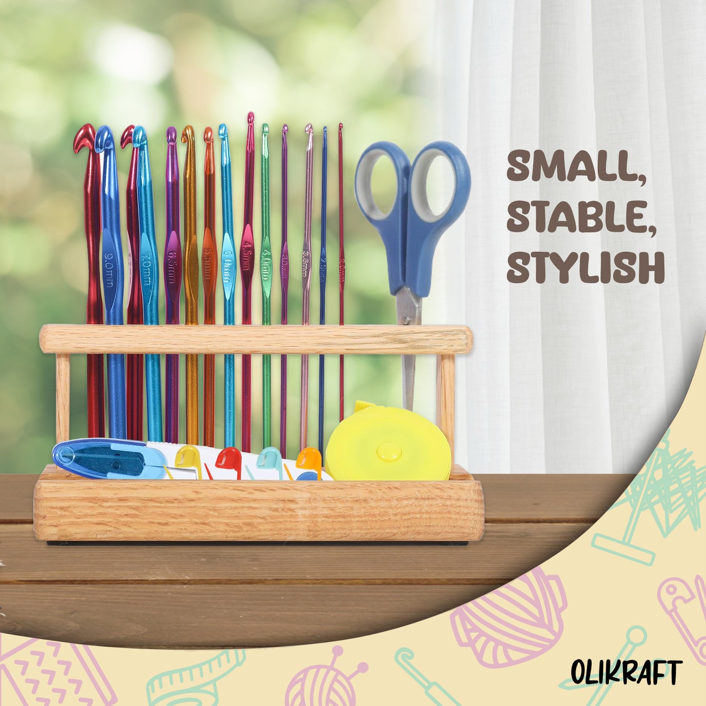 Olikraft Crochet Hook Organizer Set
