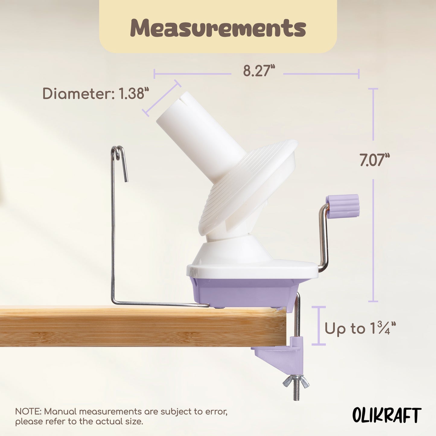 Olikraft Manual Yarn Winder