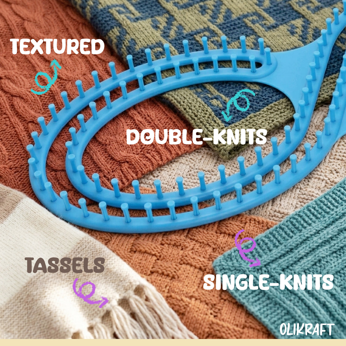 Olikraft Afghan Serenity Loom