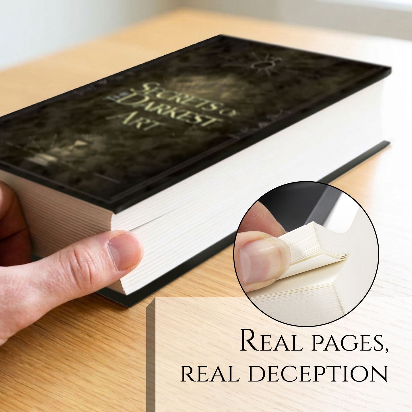 Portable Diversion Book Safe with Secret Compartment (Secrets of the Darkest Art)