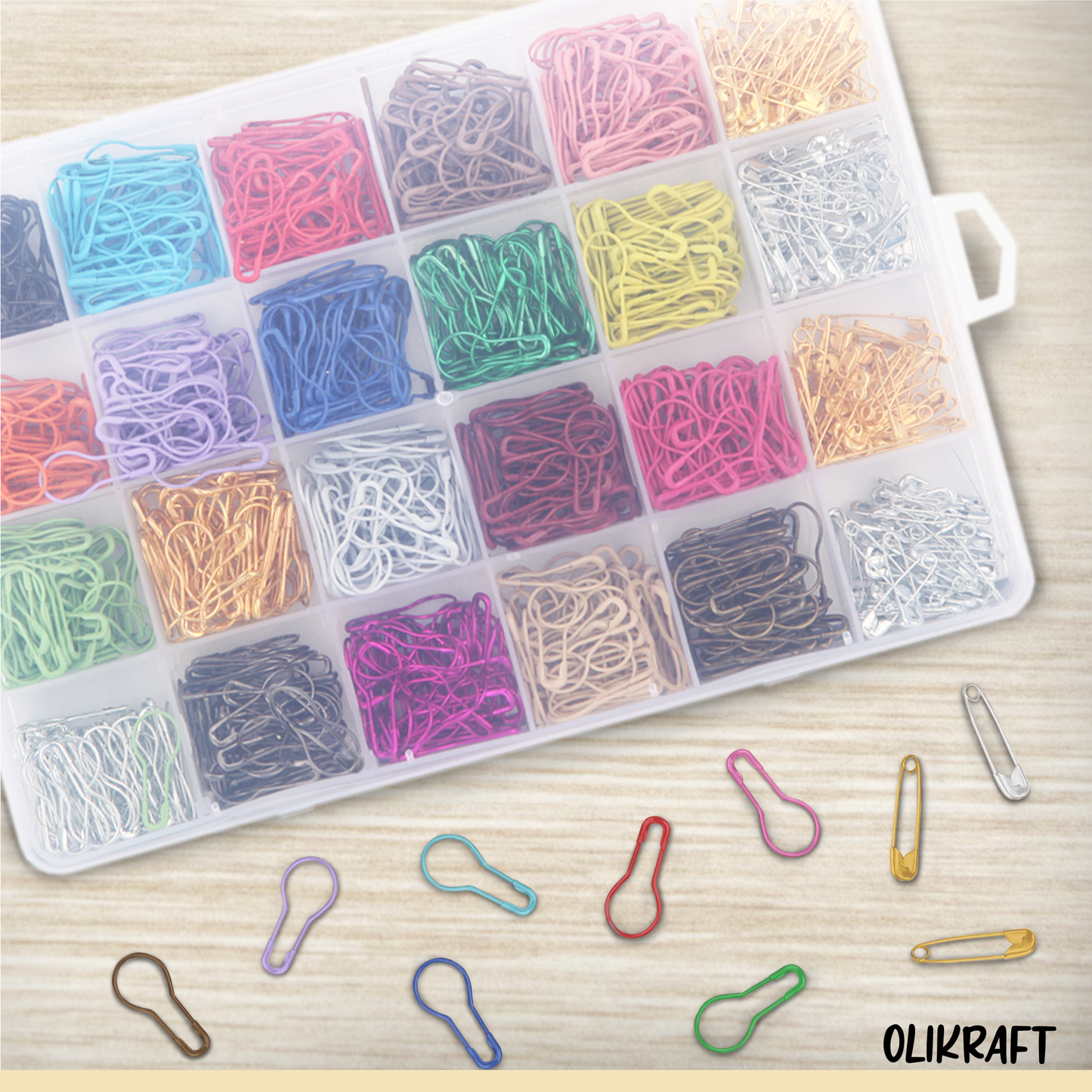 Olikraft Stitch Marker - 1200 pieces