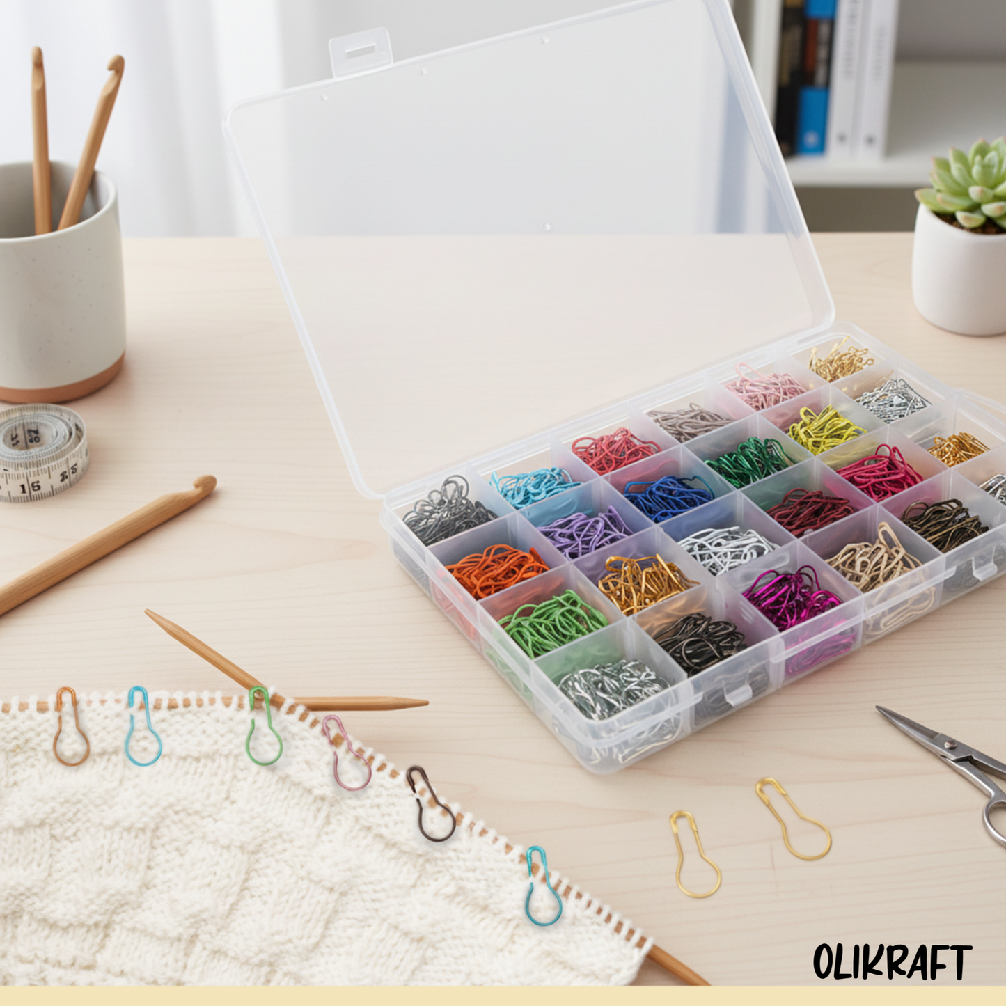 Olikraft Stitch Marker - 1200 pieces