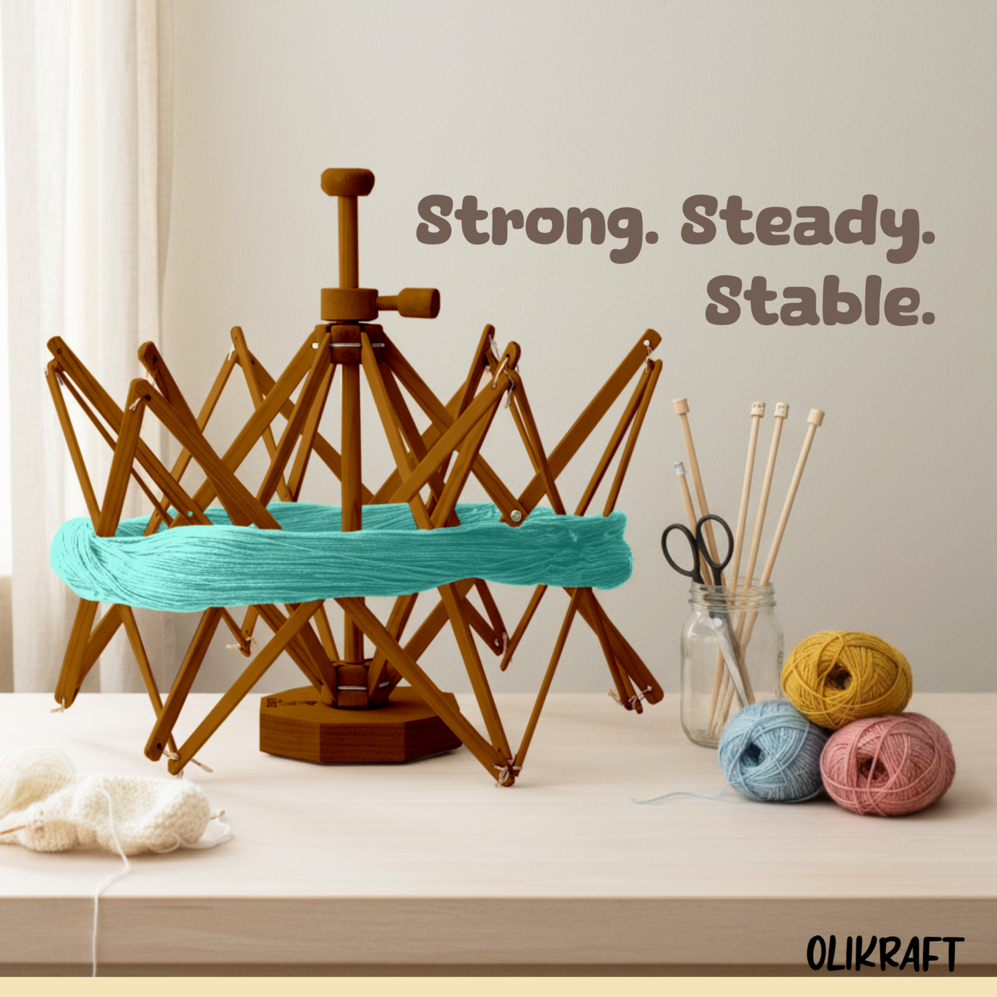 Olikraft Wooden Yarn Swift