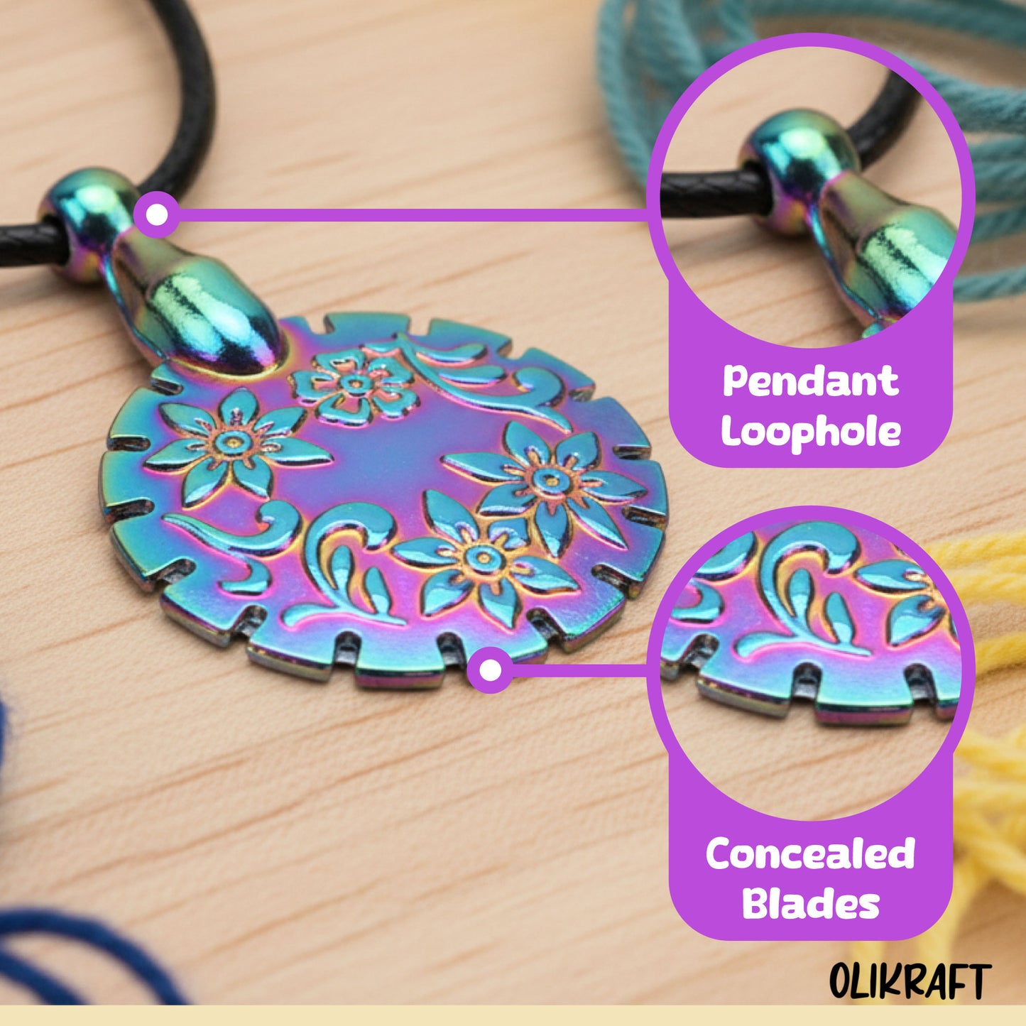 Olikraft Yarn Cutters - 4 per pack