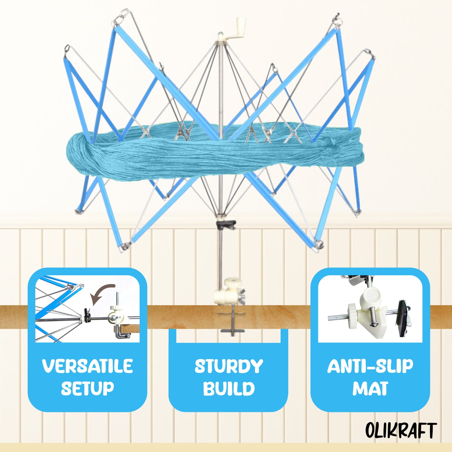Olikraft Yarn Winder Set