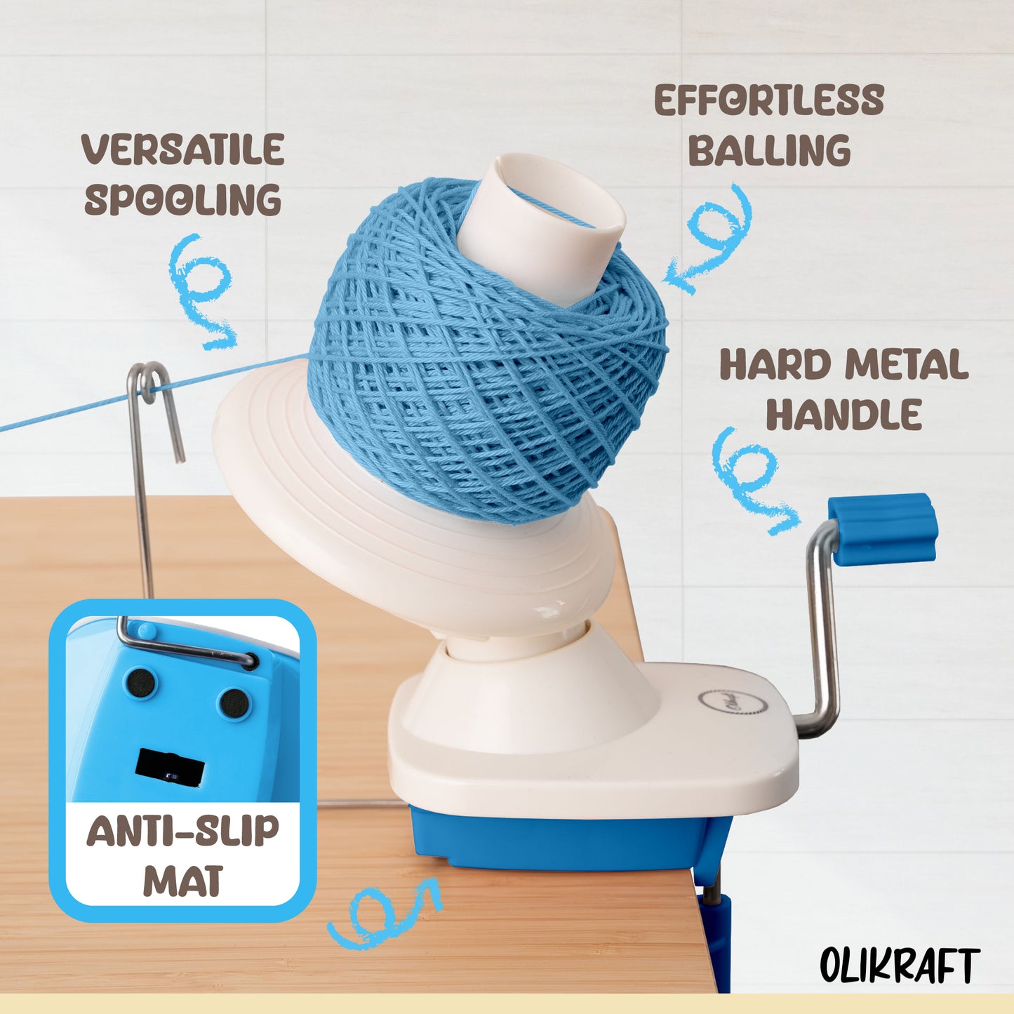 Olikraft Yarn Winder Set