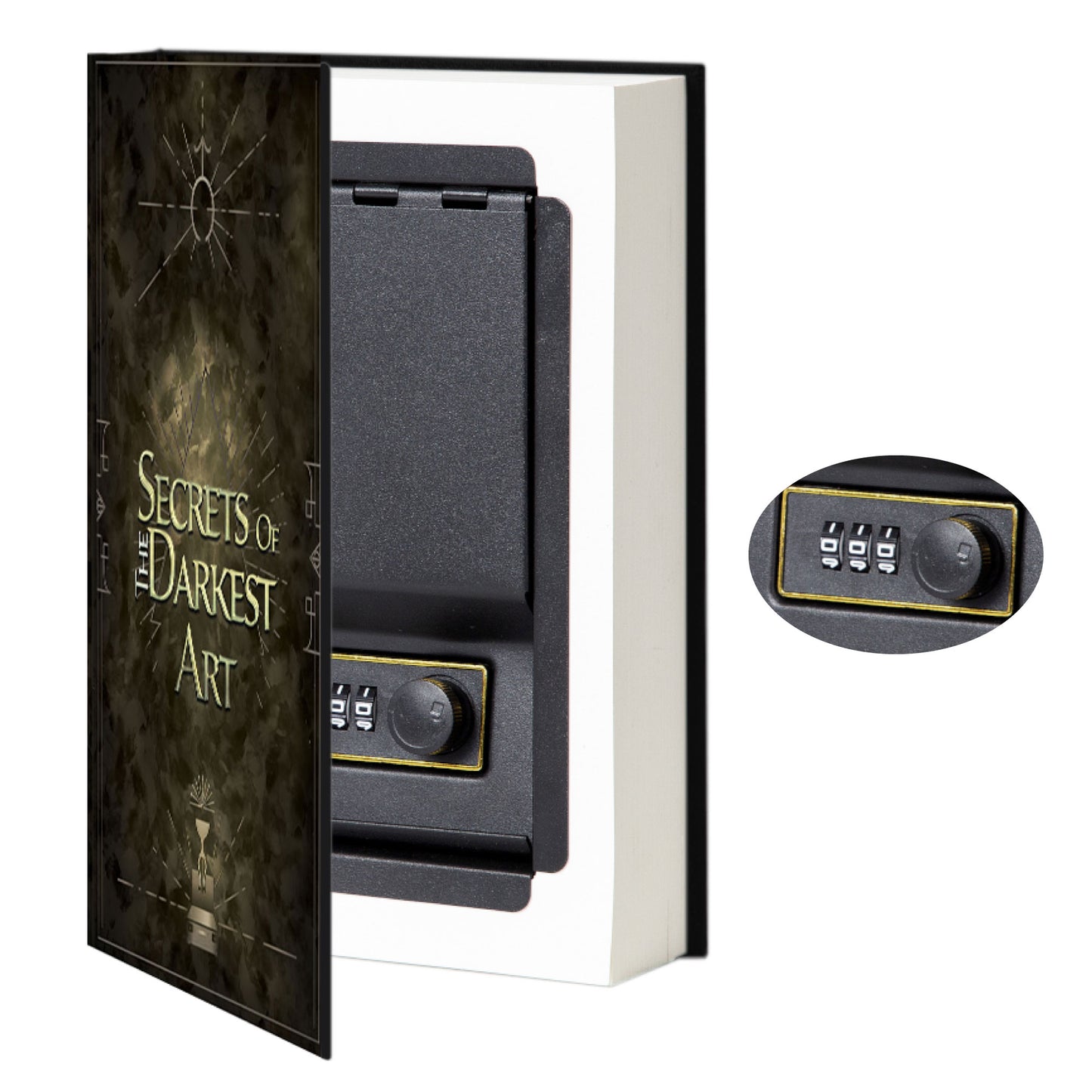 Portable Diversion Book Safe with Secret Compartment (Secrets of the Darkest Art)