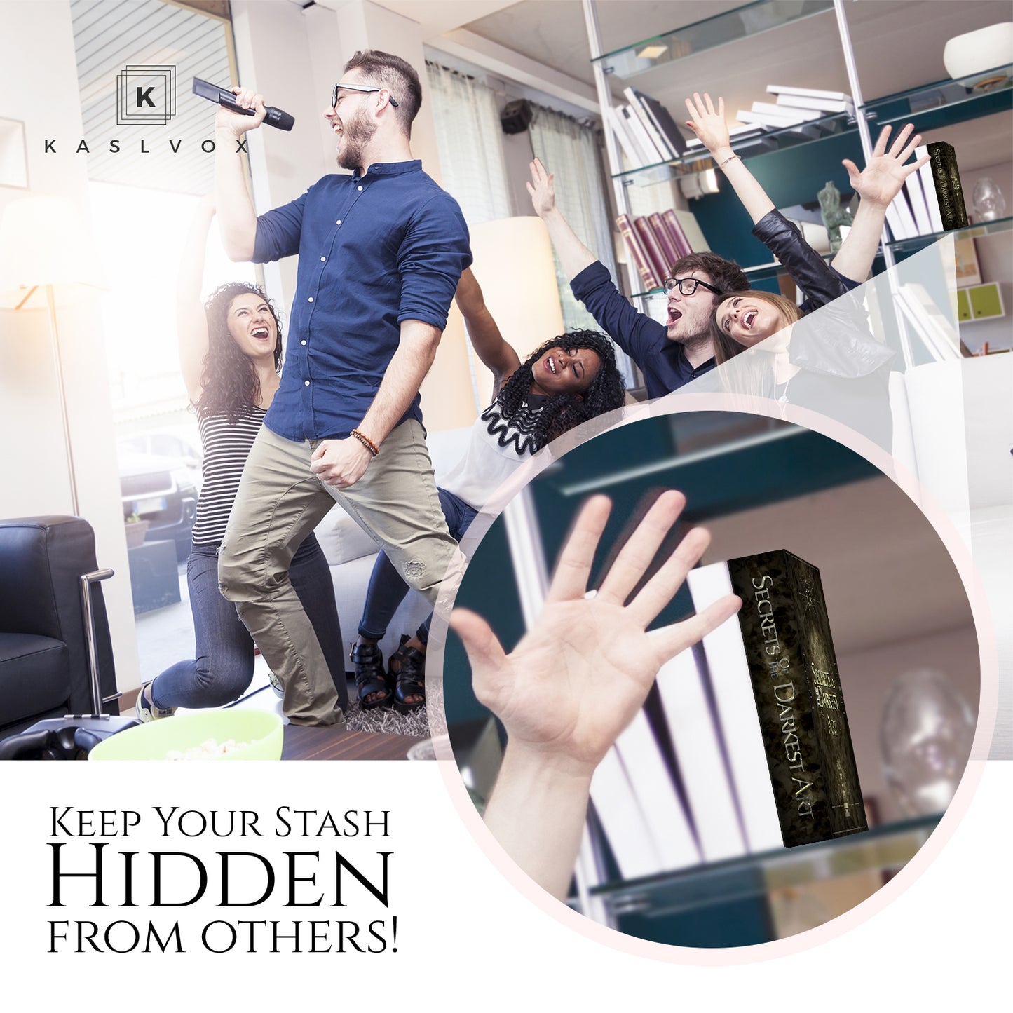 Portable Diversion Book Safe with Secret Compartment (Secrets of the Darkest Art)