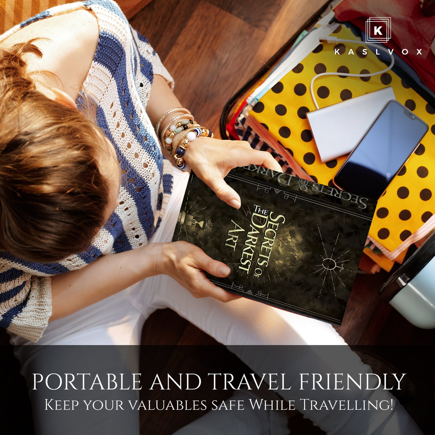 Portable Diversion Book Safe with Secret Compartment (Secrets of the Darkest Art)