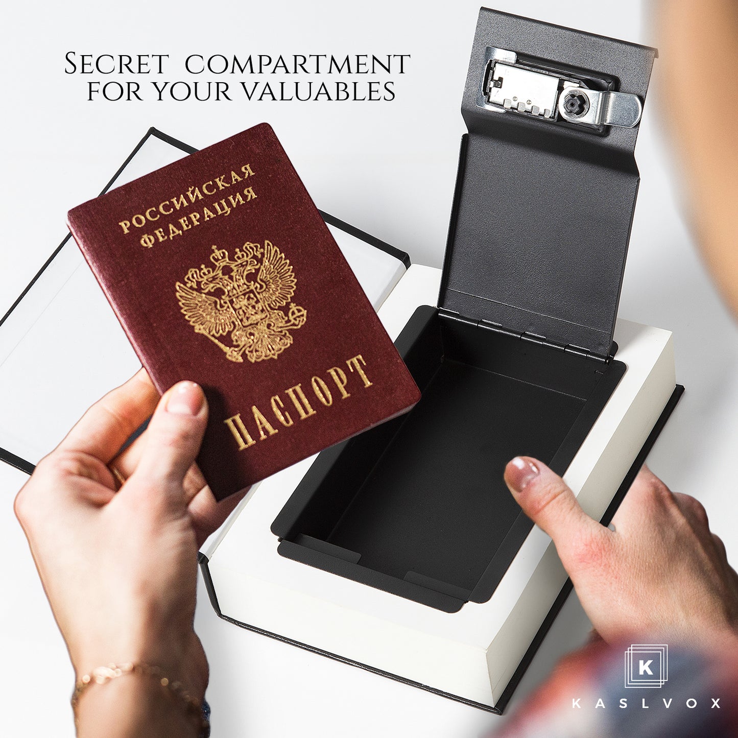 Portable Diversion Book Safe with Secret Compartment (Secrets of the Darkest Art)