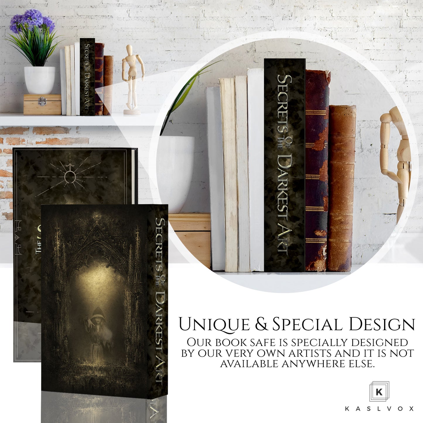 Portable Diversion Book Safe with Secret Compartment (Secrets of the Darkest Art)